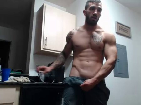 Roman, handsome hetero hard cock during a webcam session 2018-01-08